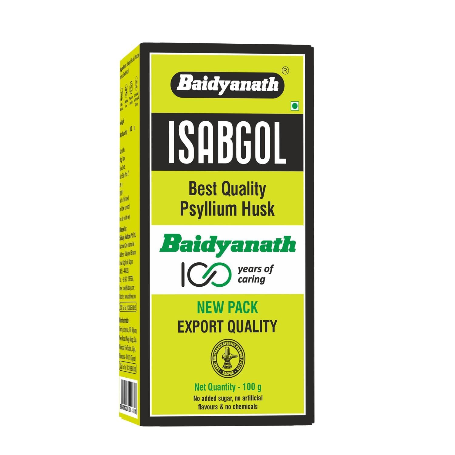 Baidyanath Isabgol - Psyllium Husk Powder 100gm