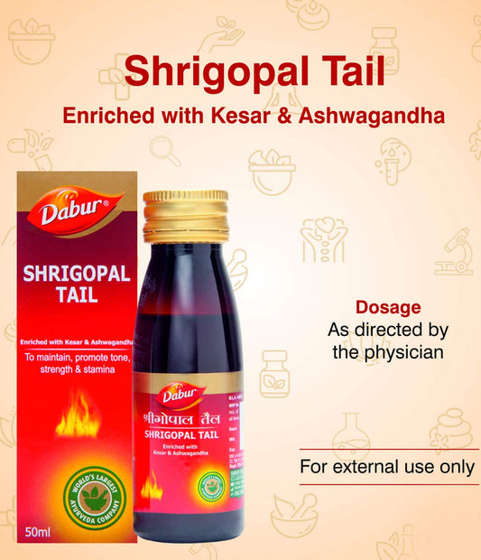 Dabur Shrigopal Tail - 50 ml