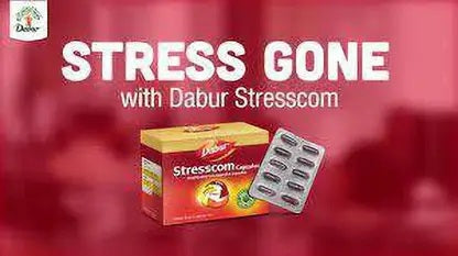 Dabur Stresscom Ashwagandha - 120 Caps (10 Caps X 12 Strips)