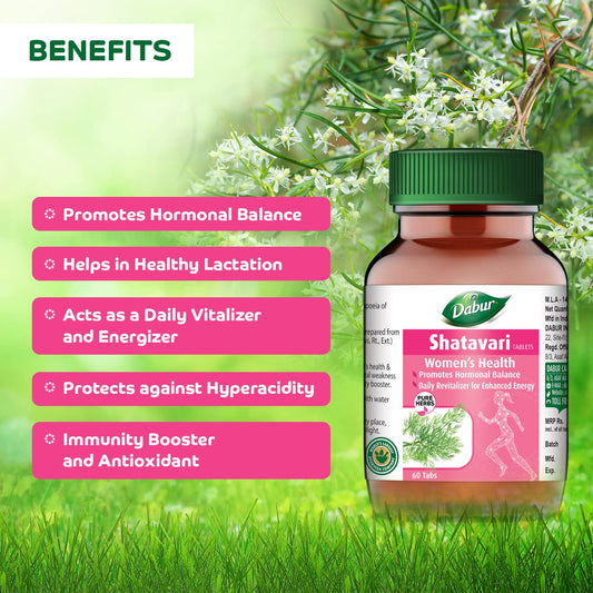 Dabur Shatavari 60 Tablets