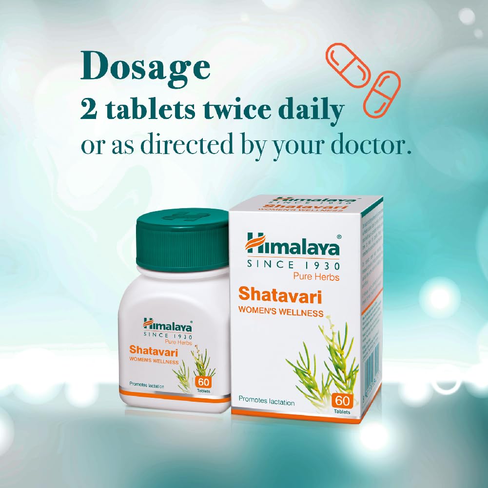 Himalaya Pure Herbs Shatavari Women's Wellness 60 Tablets