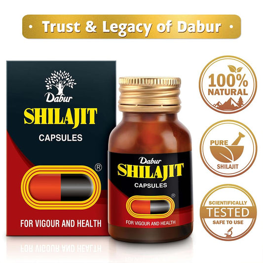 Dabur Shilajit Ayurvedic 30 Capsules
