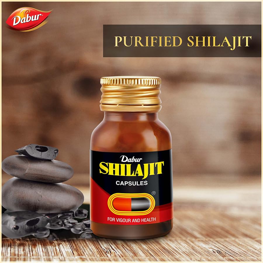 Dabur Shilajit Ayurvedic 30 Capsules